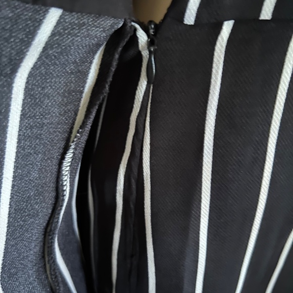 Die With Your Boots On - Davi & Dani Pinstripe Skort Romper - Picture 6 of 12